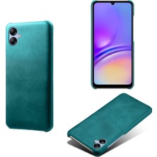 Seashell Digital Samsung Galaxy A05 Için 4g Buzağı Dokusu Pu Derisi+Pc Telefon Kılıfı Kıç Çizgiye Karşı Telefon Kapak Yeşili (Yurt Dışından)