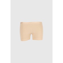 Ceylanoğlu 6'lı Bayan Likralı Mini BOXER-234 Ten