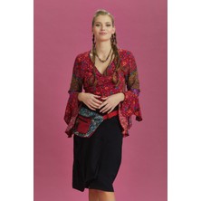 Los Banditos Ispanyol Kol Crop Bluz