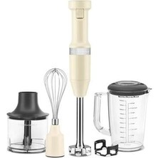 Kitchenaid Aksesuarlı El Blenderi Seti-Almond Cream