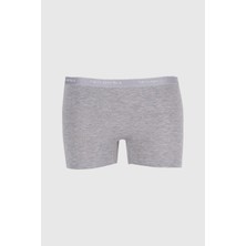 Ceylanoğlu 4'lü Bayan Likralı Mini BOXER-234 Gri