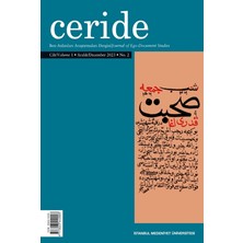Ceride 6 Aylık Araştırma Dergisi 1. Cilt - 2. Sayı - Aralık 2023
