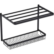 Duxxa Prestige Süngerlikli Raf Havluluk (Siyah)