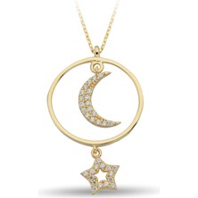 ÇGK KUYUMCULUK Yarım Ay Altın Kolye KLYCGK095