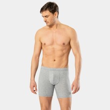 Cacharel Erkek Likralı Uzun Boxer (Bel Bantlı)