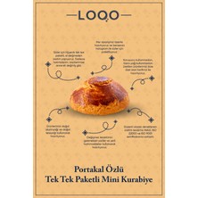 Loqo Portakallı Mini Kurabiye 1 kg (Tek Tek Paketli)