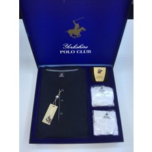 Polo Club Pijama Çamaşır Çorap Damat Set 873