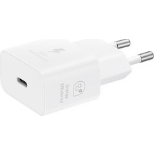 Samsung Galaxy Orjinal A05 A15 A25  EP-T2510N Type C Hızlı Şarj Adaptörü (25W) - Beyaz