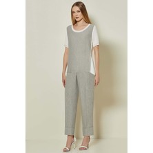 Guitar Kolsuz Ekru  Bluz