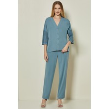 Guitar Truvakar Kol Mavi  Ceket