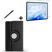 Coolacs Samsung Galaxy Tab A9 Plus 11 Inç 360° Dönebilen Standlı Tablet Kılıfı Ekran Koruyucu ve Kalem Seti