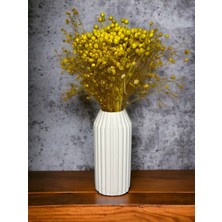 Love Candle Dekor Çizgili Vazo Iskandinav Büyük Boy Vazo Dekoratif Çiçeklik