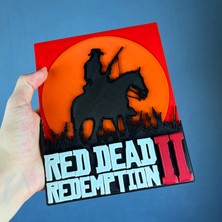 Red Dead Redemption Logo Figür - Koleksiyonluk Parça