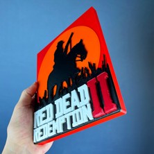 Red Dead Redemption Logo Figür - Koleksiyonluk Parça