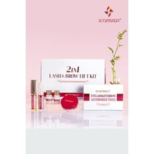 Iconsign 2in1 Yeni Lash Lift,kirpik Lifting,perma ve Kaş Laminasyon Seti(Büyük Set)(Yeni Balm Yapıştırıcılı)