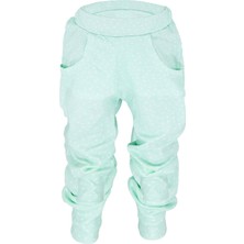 Boumini Bebek Çocuk Şalvar Pantolon Üçgenler Mint