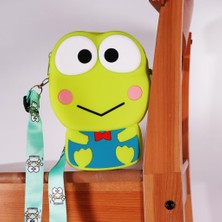 Ogi Mogi Toys Silikon Yeşil Kurbağa Omuz Çantası