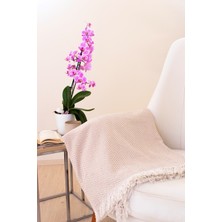 Tabu Home Dokuma Cozy Comfort Bej Tv Örtüsü