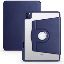 Techno Guru Apple iPad Pro 11 2021 (3.nesil) Kılıf Termik Kalem Bölmeli Dönebilen Standlı Kılıf