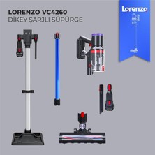 Lorenzo VC4260 25W Şarjlı Dikey Süpürge Mavi