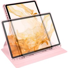 Teleplus Apple iPad Pro 11 2018 Kılıf Termik Dönerli Standlı Arkası Buzlu Kapak