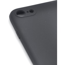 NOVKA Phone Accessories  iPhone 7 / 8 Uyumlu Düz Renk Esnek Yumuşak Silikon Kılıf  Rubber Siyah