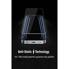 Caseart Samsung Galaxy A55 ile Uyumlu Tam Kaplayan Anti Statik Çizilmez Safir Ekran Koruyucu Cam