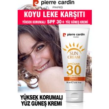 Pierre Cardin Spf 30 Leke Karşıtı Yüksek Koruyucu Yüz Güneş Kremi 75 ml Normal ve Kuru Ciltler Için