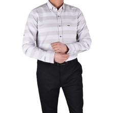 Twin Twn-16 Slimfit  Desenli Gömlek /bej/s