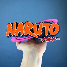 Naruto Logo Figür - Premium Koleksiyon Parçası