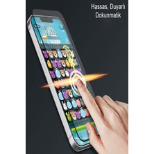 Caseart Samsung Galaxy S24 Pllus ile Uyumlu Tam Kaplayan Anti Statik Çizilmez Safir Ekran Koruyucu Cam