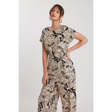 Vitrin Beli Büzgülü Desenli Kısa Kol Buz