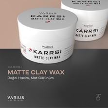 Varius Profesyonel Karrsı Saç Şekillendirici Matte Clay Wax 100  ml x 2 Adet