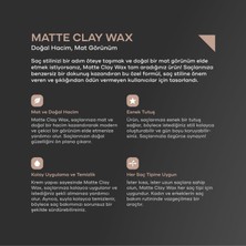 Varius Profesyonel Karrsı Saç Şekillendirici Matte Clay Wax 100  ml x 2 Adet