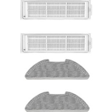 Srfn Ticaret Xiaomi Mop 2 Pro MJST1SHW Uyumlu Hepa ve Mop Seti - 4 Parça