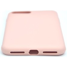 NOVKA Phone Accessories  iPhone 7 Plus / 8 Plus Uyumlu Düz Renk Esnek Yumuşak Silikon Kılıf  Rubber Pembe