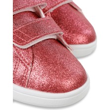 Puma Smash 3.0 Glitz Glam V Ps Kız Çocuk Spor Ayakkabı 28-35 Numara Beyaz-Pembe