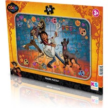 Ks Games Coco Frame Puzzle 24'Lü CO-704