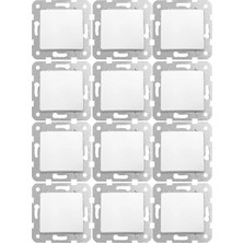 Viko Linnera Anahtar Beyaz (Çerçeve Dahil) 9044001 (12 Adet)