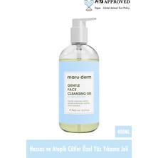 Maru.derm Hassas ve Atopik Ciltler Için Yüz Yıkama Jeli 400 ml