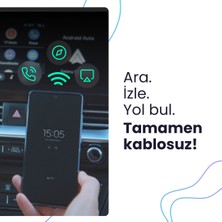 AAWireless Kablosuz Android Auto Adaptörü - YouTube Desteği - Tamamen Türkçe - Avrupa'da Üretildi