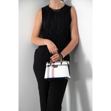 Silver Polo Silver  Polo Kadın El Çantası Beyaz - Laci NV987