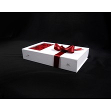 Happy Box-X Lüks Hediye Kutulu Valuable Van Cleef Model Gold Yonca Mineli Çelik Kolye & Küpe Seti