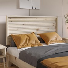 Renazzo Ebruli Model Doğal Çam Ahşap Karyola ve Iki Komodin Set ( Dikey )