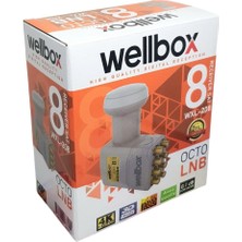 Wellbox  Octo Lnb 0.1db Full Hd 4K WXL-208