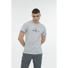 Lumberjack ml Ravos 11URBNG18 4fx Grı Erkek Kısa Kol T-Shirt