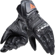 Dainese Carbon 4 Long Gloves Black Deri Eldiven