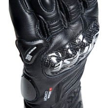 Dainese Carbon 4 Long Gloves Black Deri Eldiven