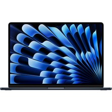 Apple MacBook Air M3 Çip 8GB 256GB SSD macOS 15" Taşınabilir Bilgisayar Gece Yarısı MRYU3TU/A