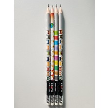 Fatih Çarpım Tablulu 4'lü Kurşun Kalem Seti